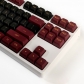 Red Black 104+45 CSA Profile PBT Doubleshot Keycap Set Cherry MX Mechanical Gaming Keyboard